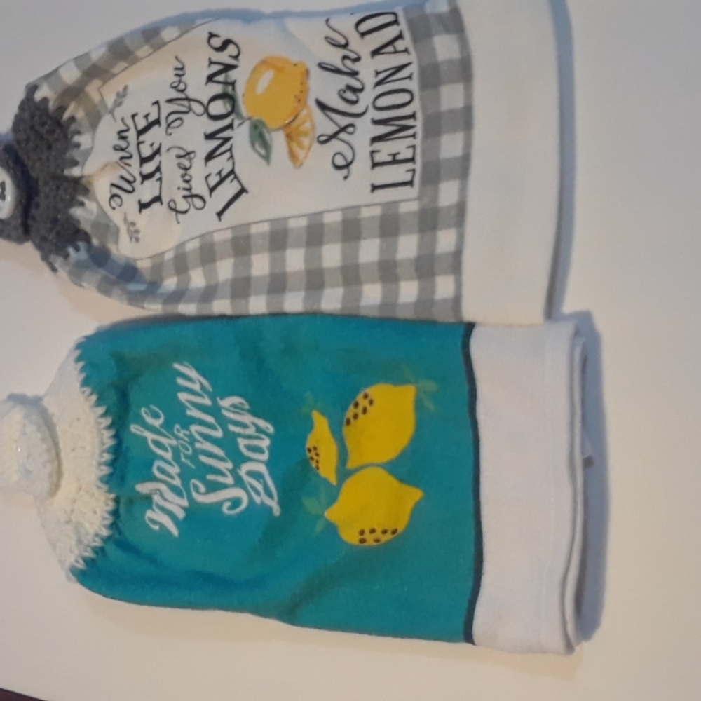 Hand crafted towel toppers